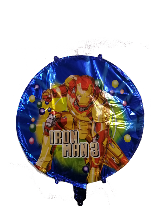 Foil Balloon Round Iron Man