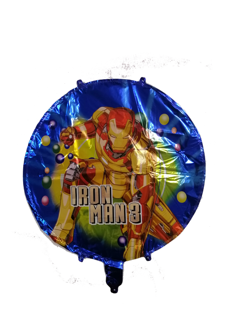 Foil Balloon Round Iron Man