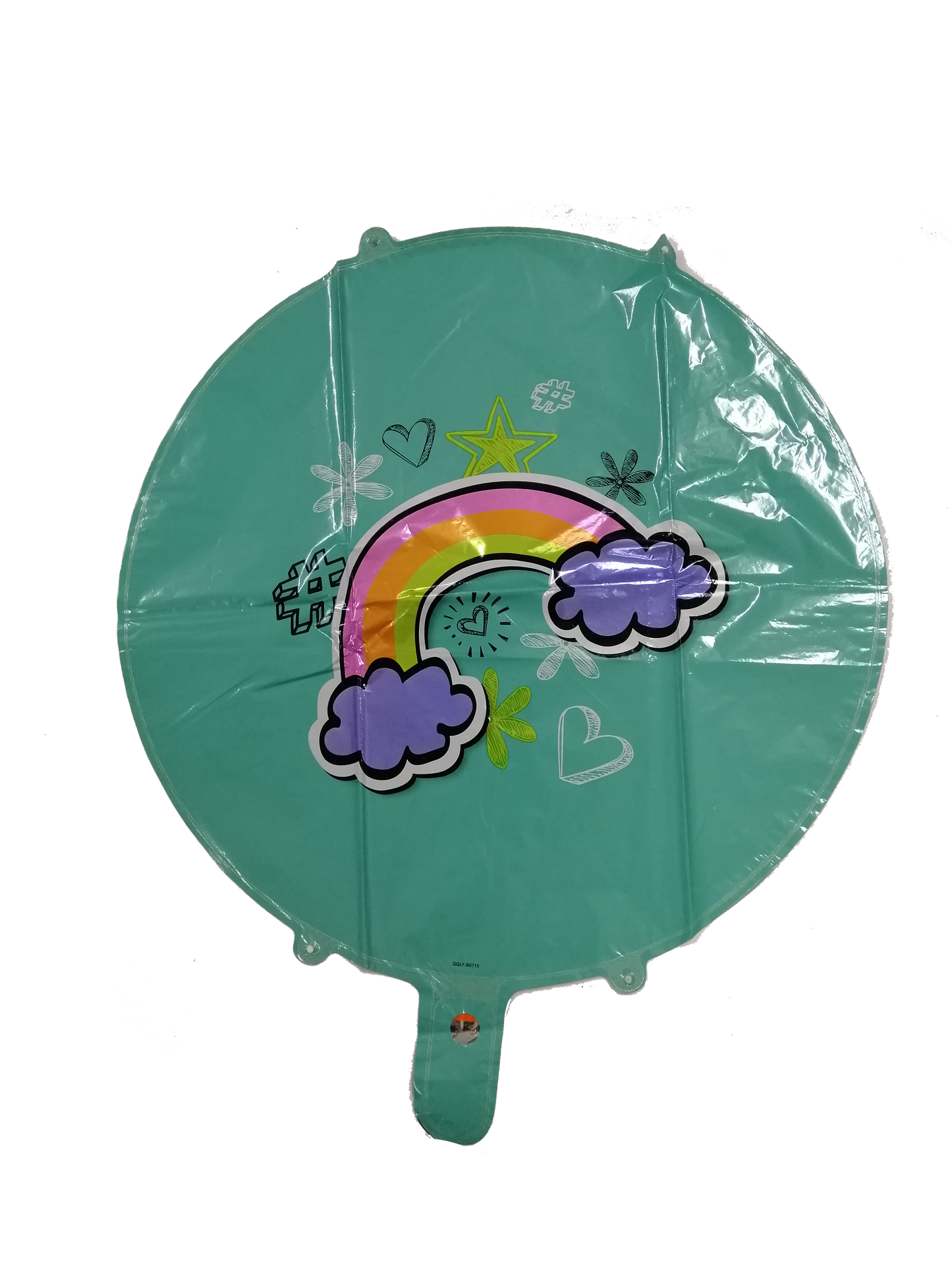 Foil Balloon Round Rainbow