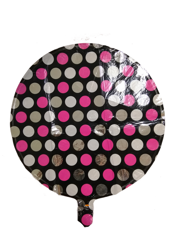 Foil Balloon Round Polka Dots