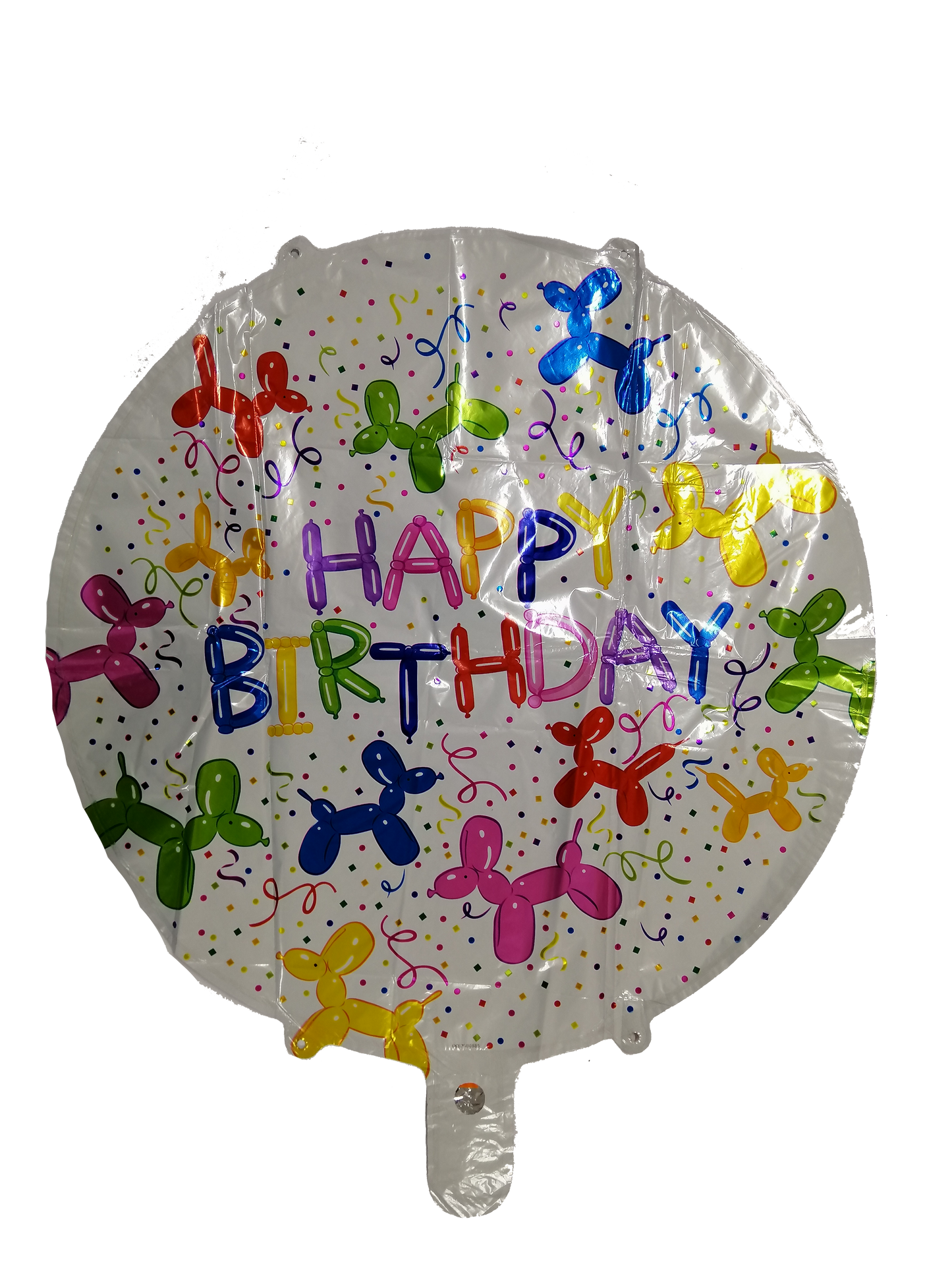 Foil Balloon Round Happy Birthday (Generic)