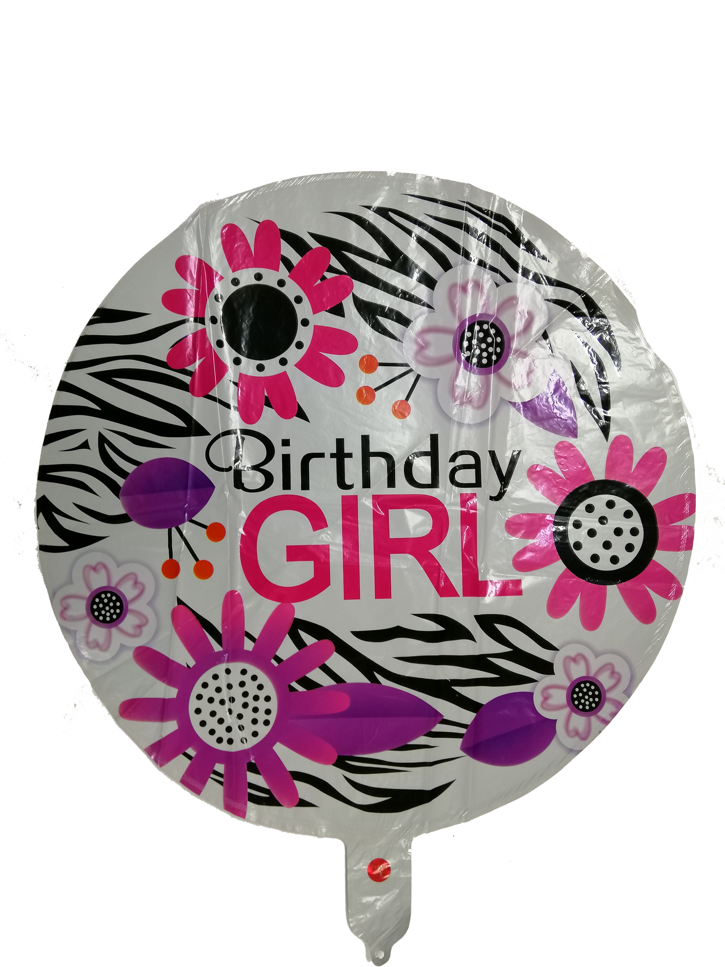 Foil Balloon Round Happy Birthday (Generic)
