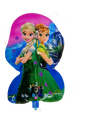 Foil Balloons Round Frozen Shaped