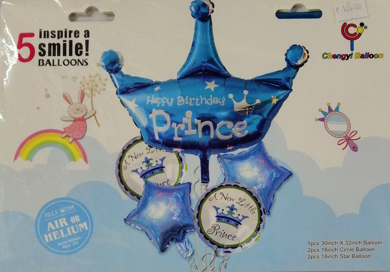 Foil Balloon Set (5in1) Baby Boy