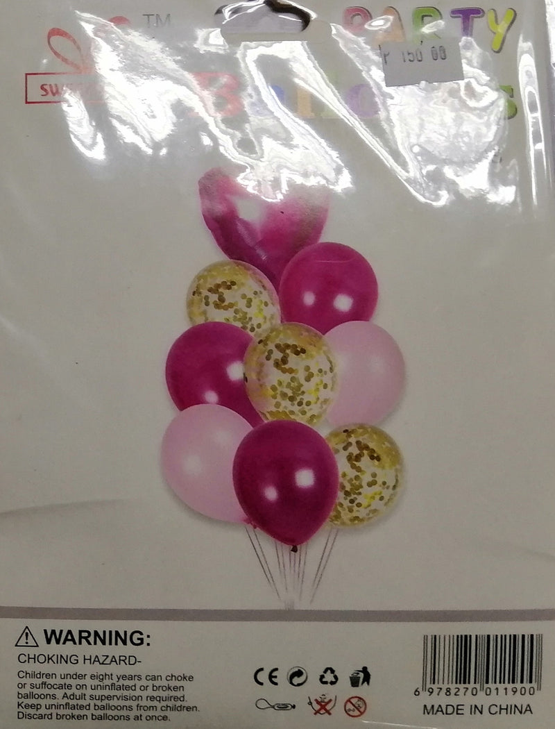 Balloon Combination Set with Confetti (10in1)