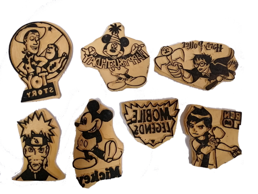 Rubber Stamp for Boys Group 6 (Per Pc)