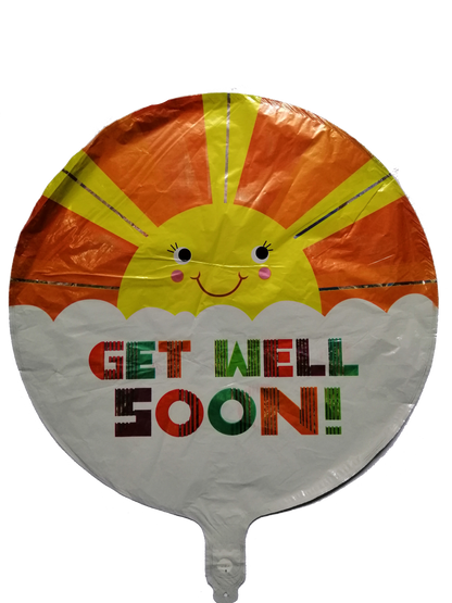Foil Balloon Round Get Well Soon