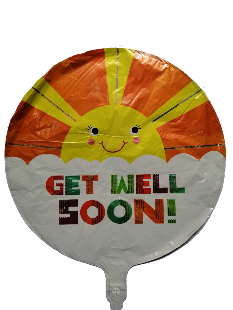 Foil Balloon Round Get Well Soon