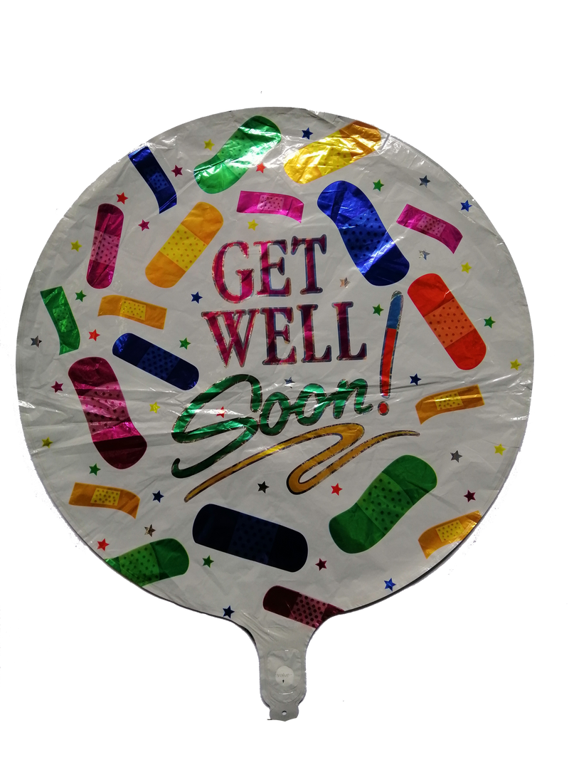 Foil Balloon Round Get Well Soon