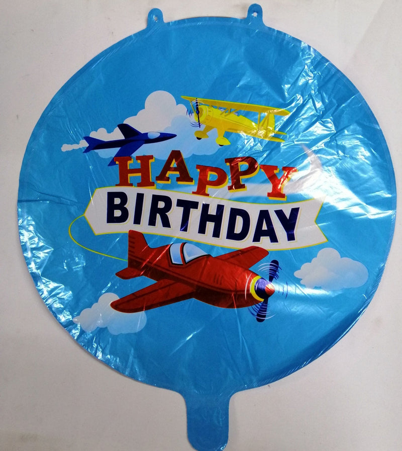 Foil Balloon Round Happy Birthday (Generic)