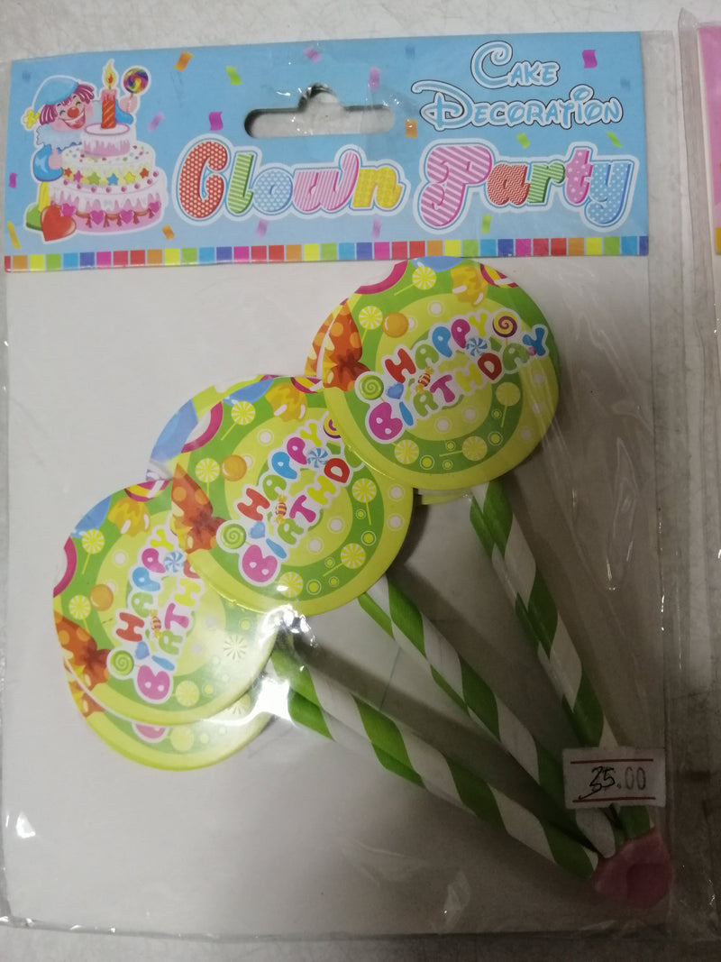 Cake Topper Decorations (6in1) for Girls