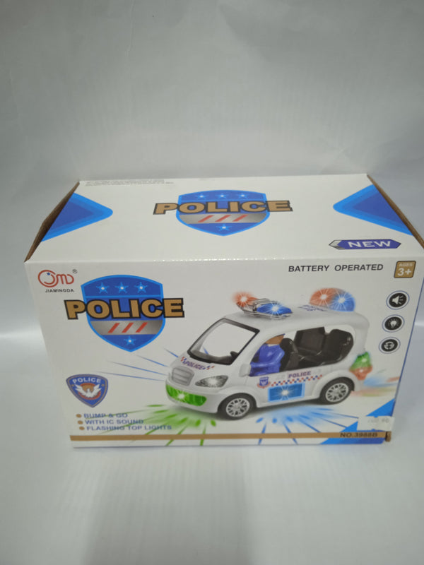 Toy Car Police Blue Jiamingda