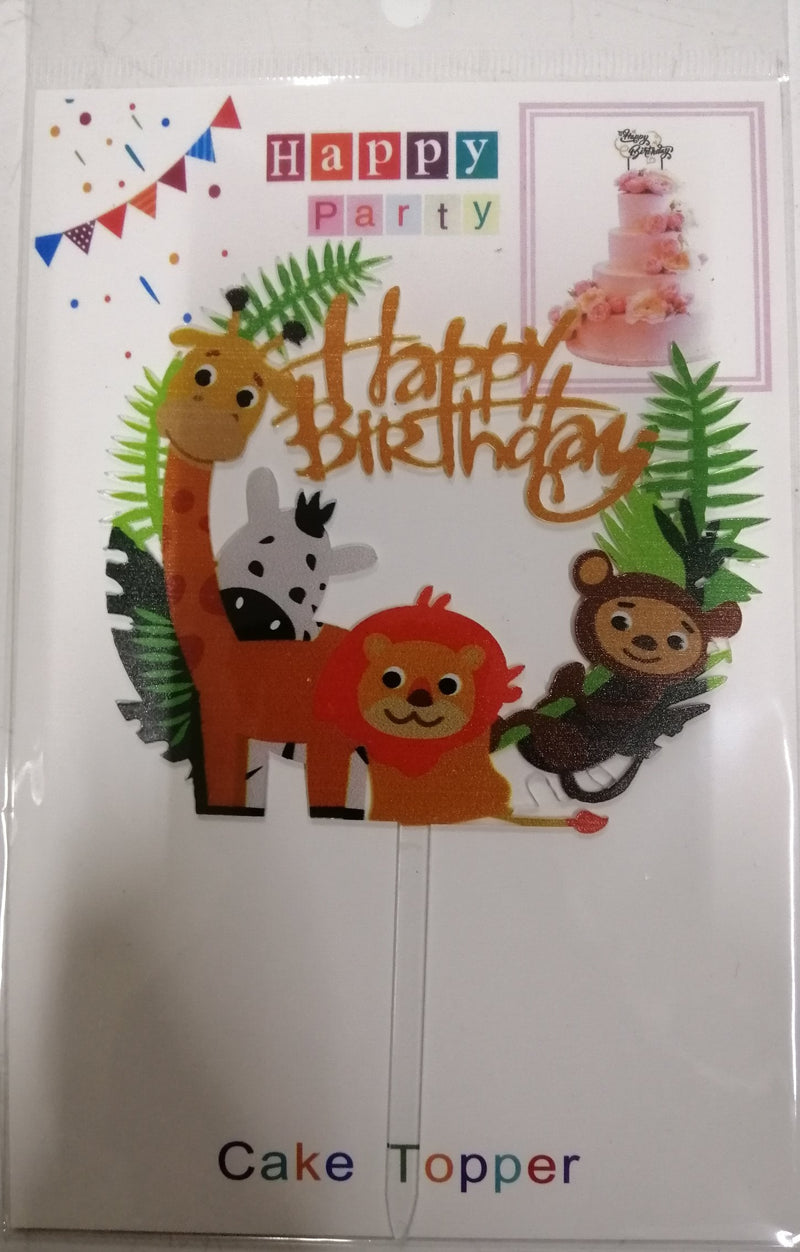 Cake Topper Safari