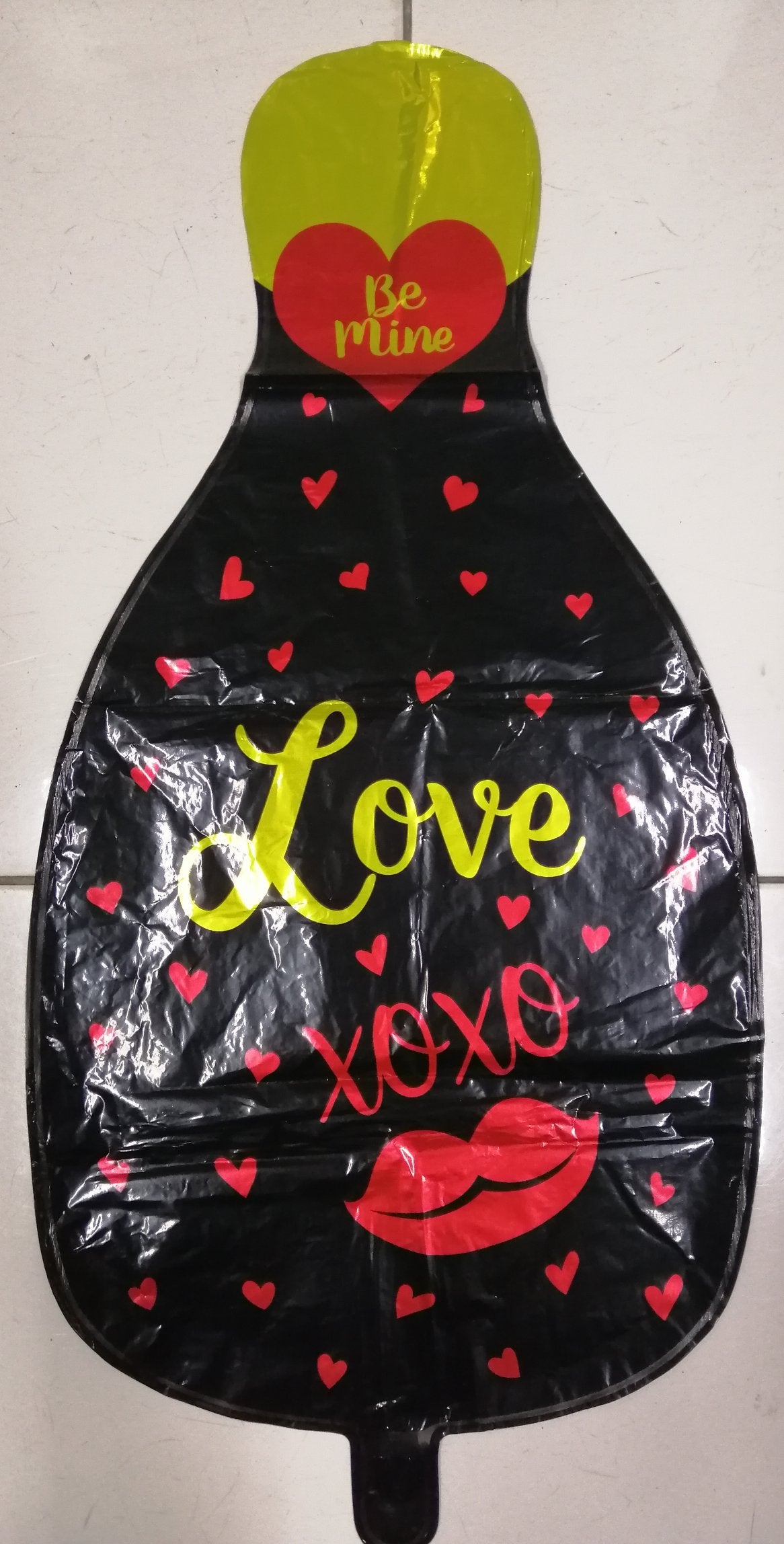 Foil Balloon Champagne Bottle