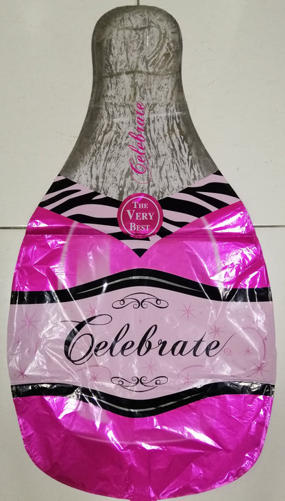 Foil Balloon Champagne Bottle