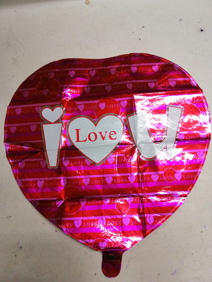 Foil Balloon I Love You Heart Design