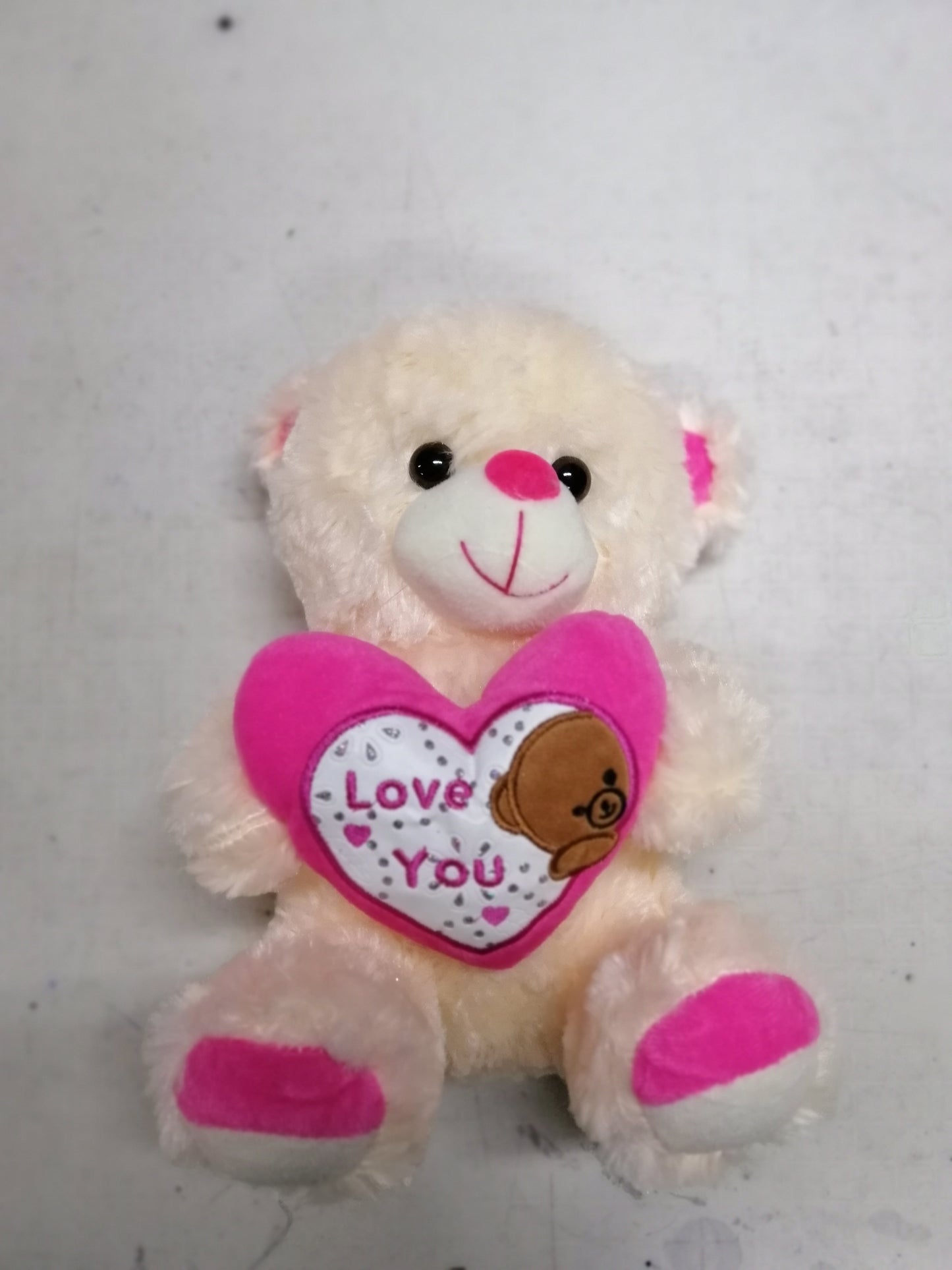Stuffed Toy Bear with I Love You Heart