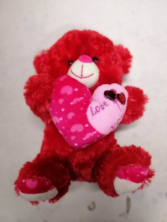 Stuffed Toy Bear with I Love You Heart