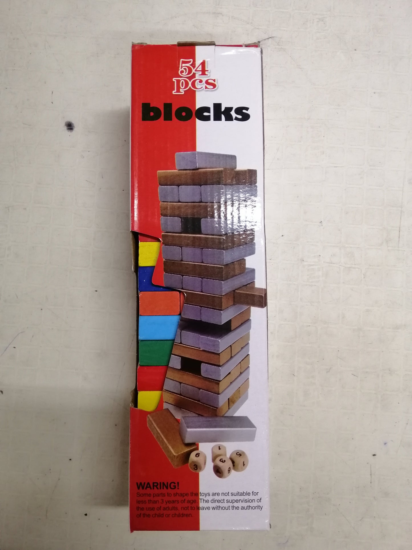 Game Tower Wiss Jengga Colored