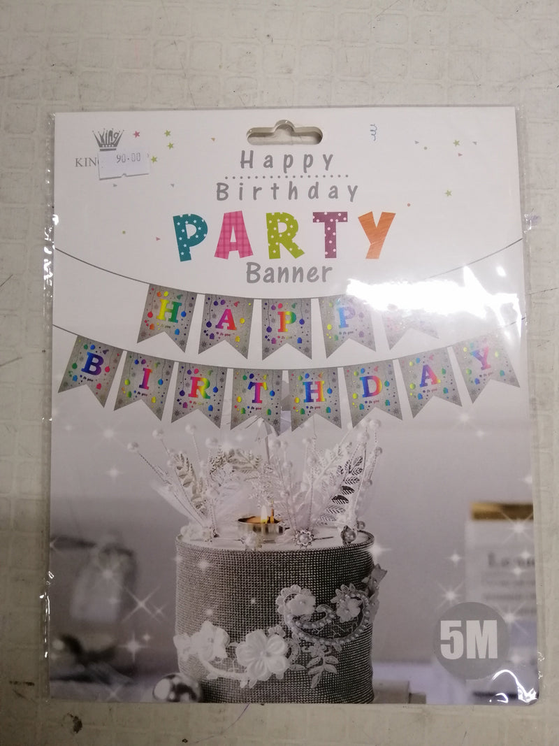 Banner Happy Birthday Party 5M