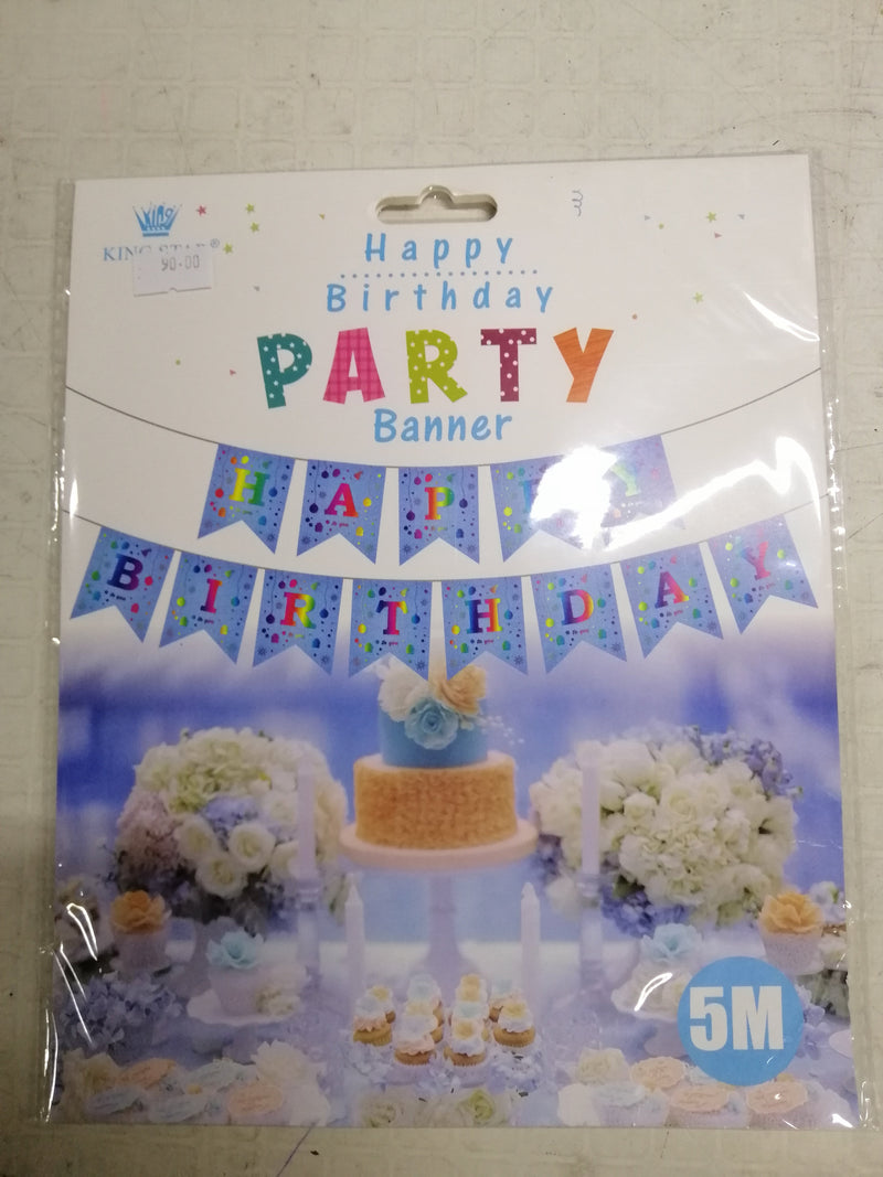 Banner Happy Birthday Party 5M