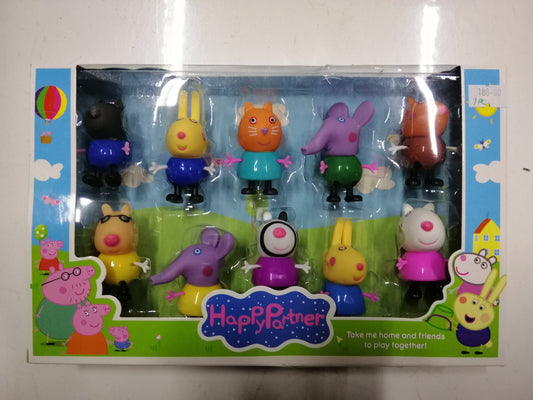 Figure Peppa Pig Happy Partner (10in1) Set
