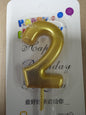 Candle Gold Number Big