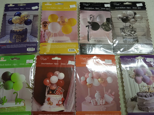 Cake Topper Balloon Design