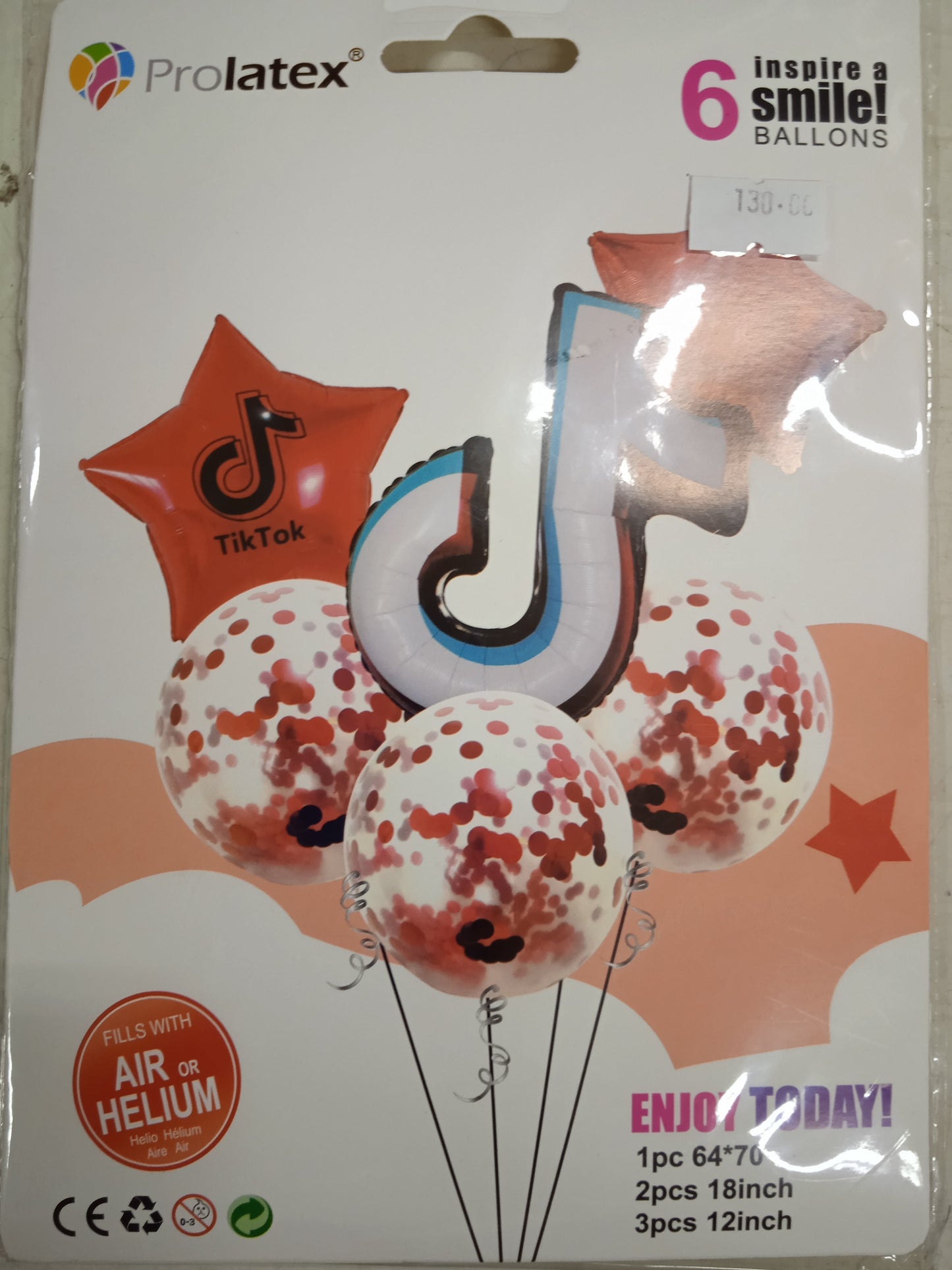 Foil Balloons Set Birthday (6in1) TikTok