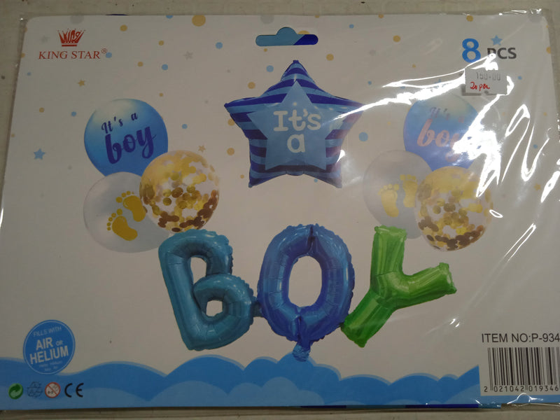 Foil Balloon Set (5in1) Baby Boy