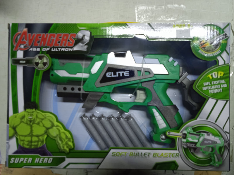 Toy Gun Avengers (2in1) Soft Bullet Blaster