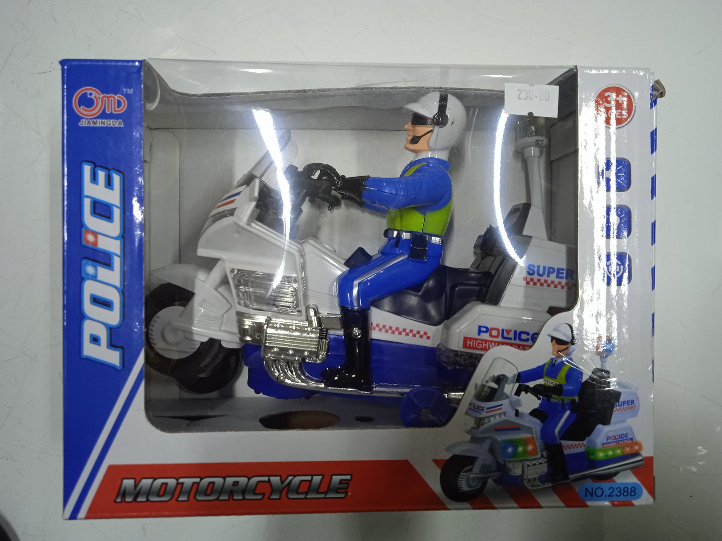 Toy Car Police Motorcycle