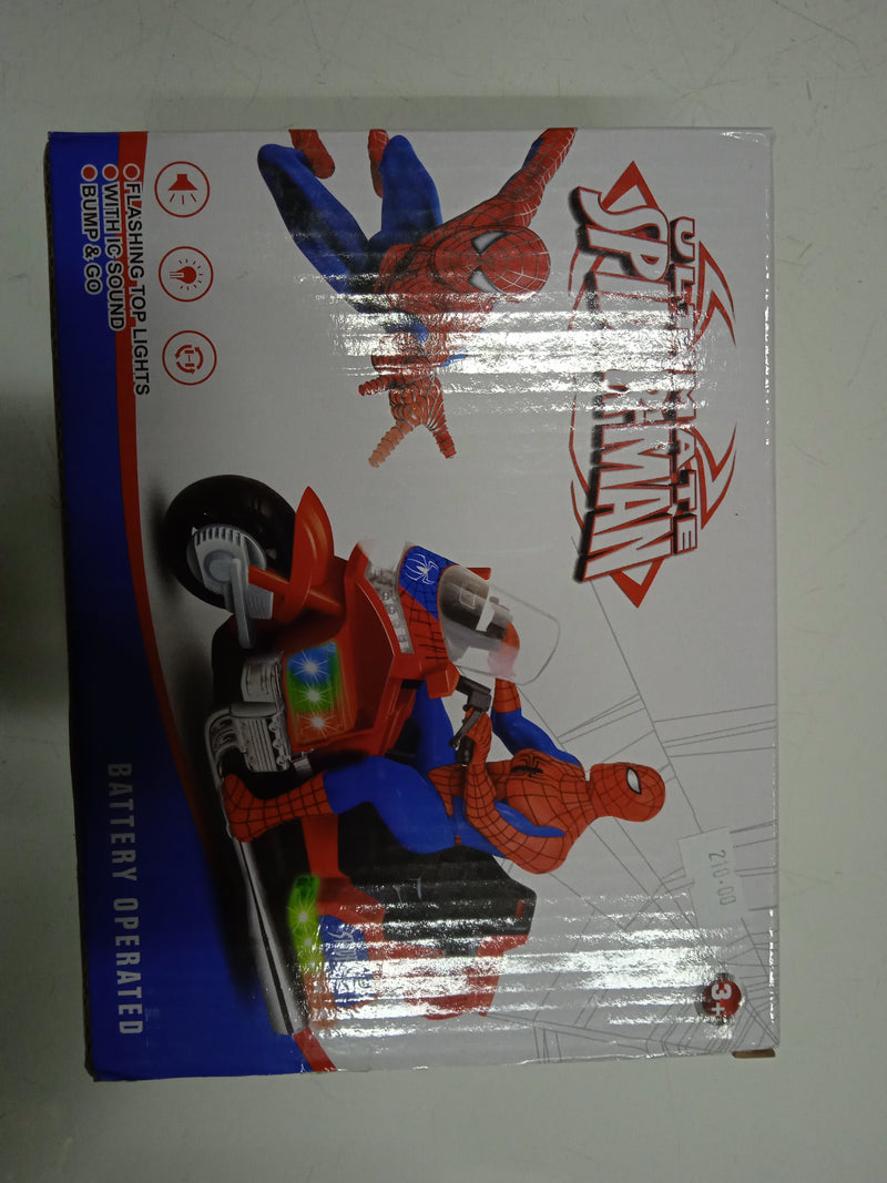 Toy Car Spider Man Motorcycle