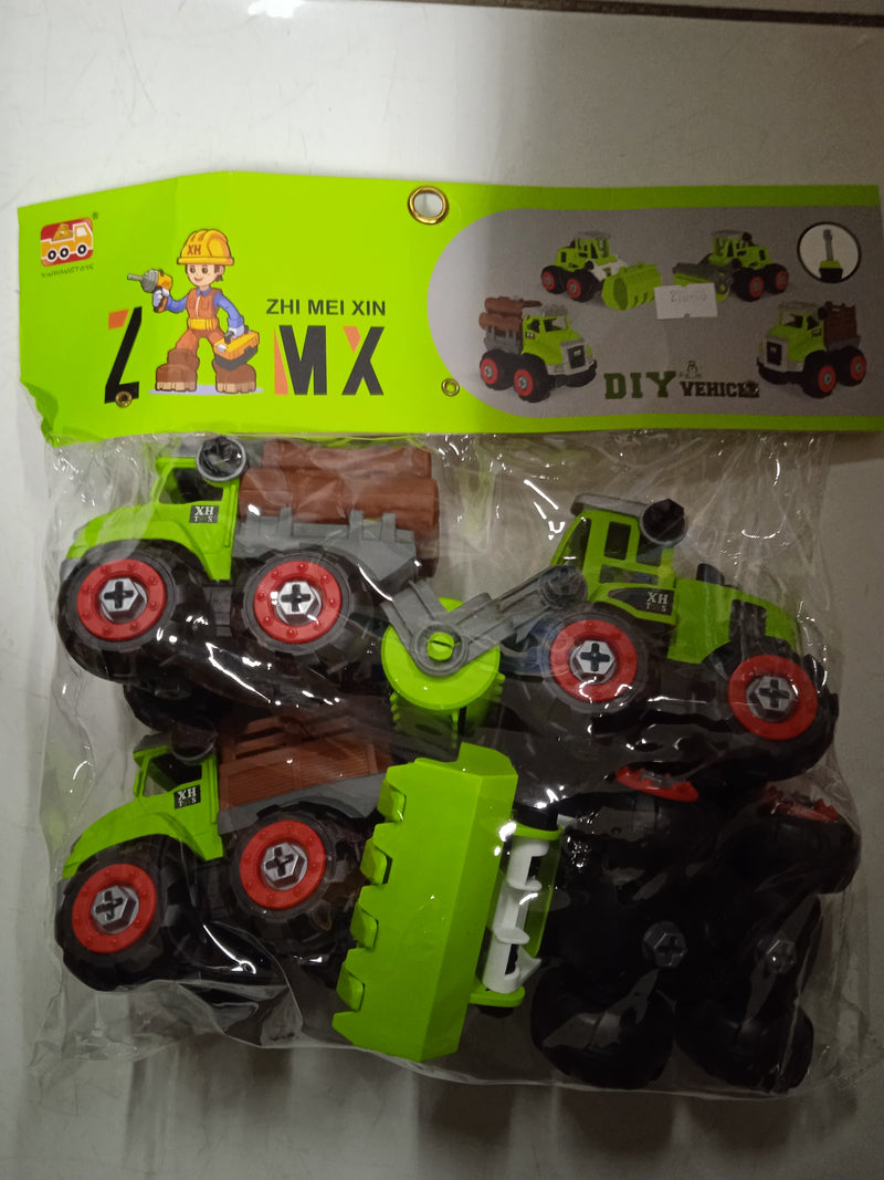 Toy Trucks Zhi Mei Xin DIY Vehicle (4in1) Assorted