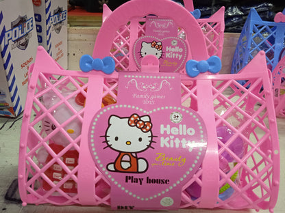 Play Set Family Games Toy Basket