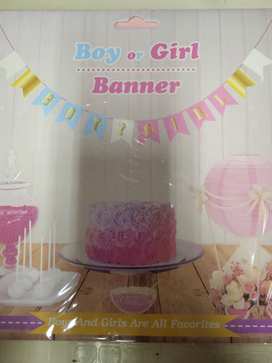 Banner Girl Or Boy