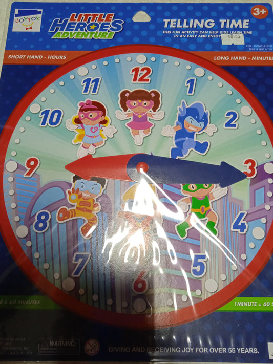 Telling Time Chart