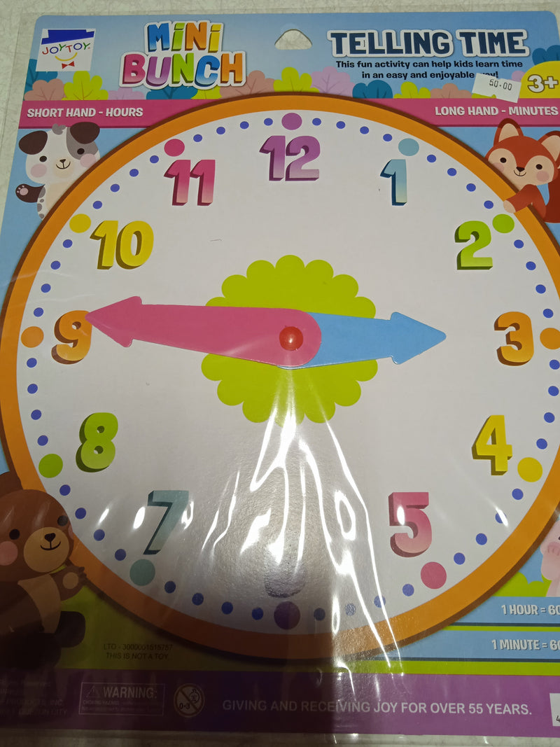 Telling Time Chart