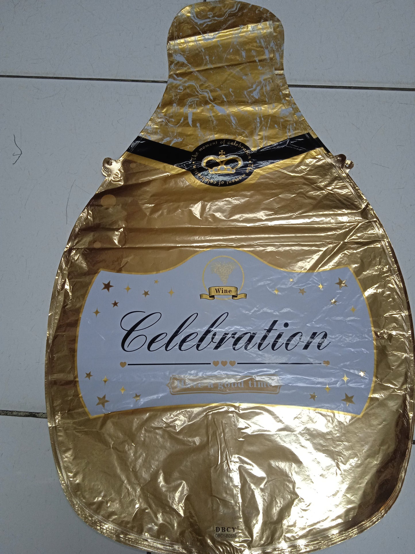 Foil Balloon Champagne Bottle