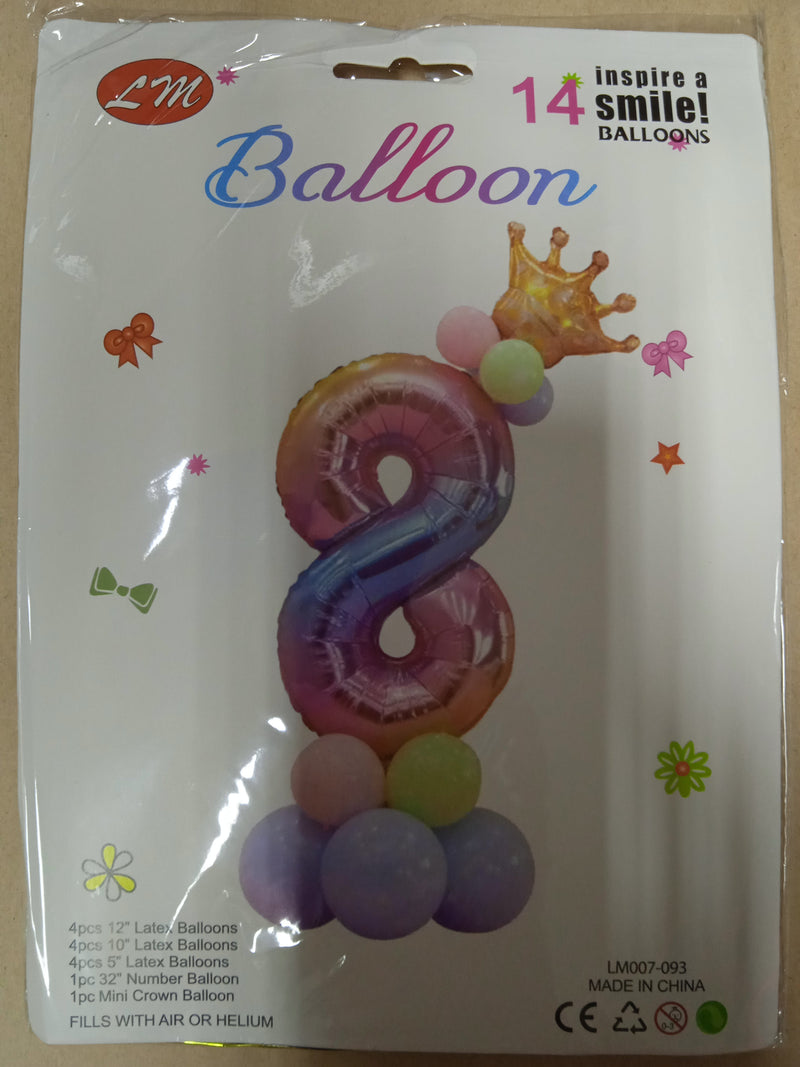 Balloon Foil Number