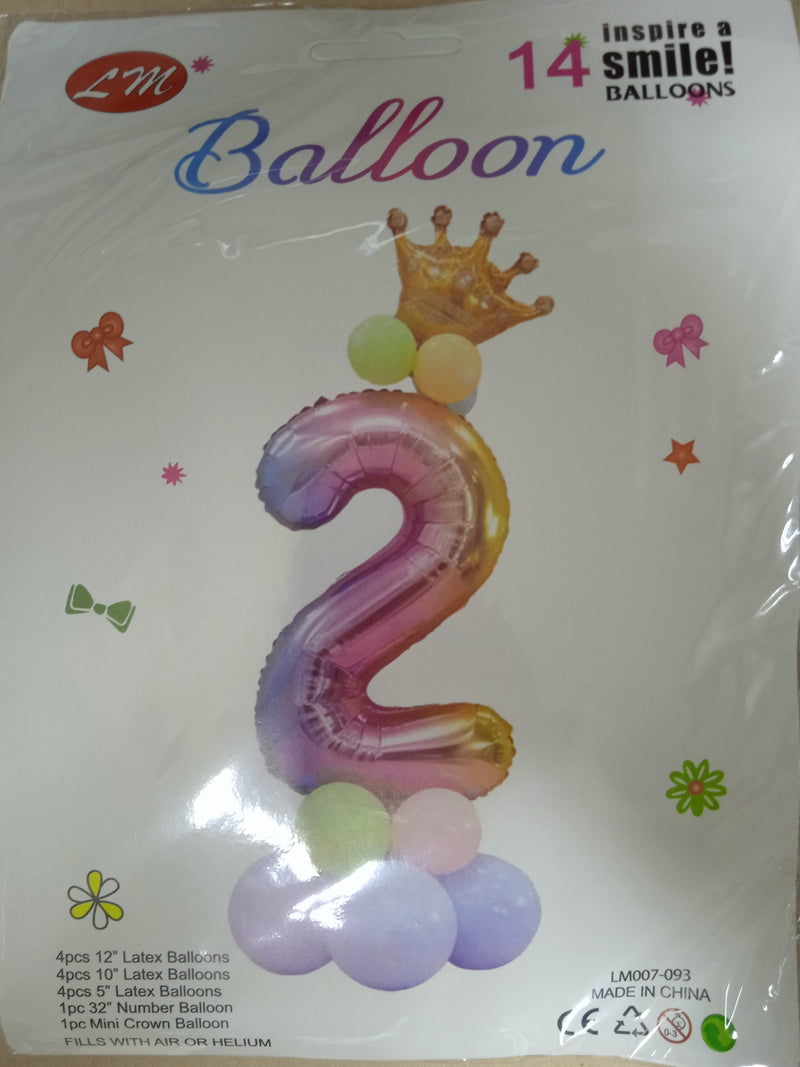 Balloon Foil Number