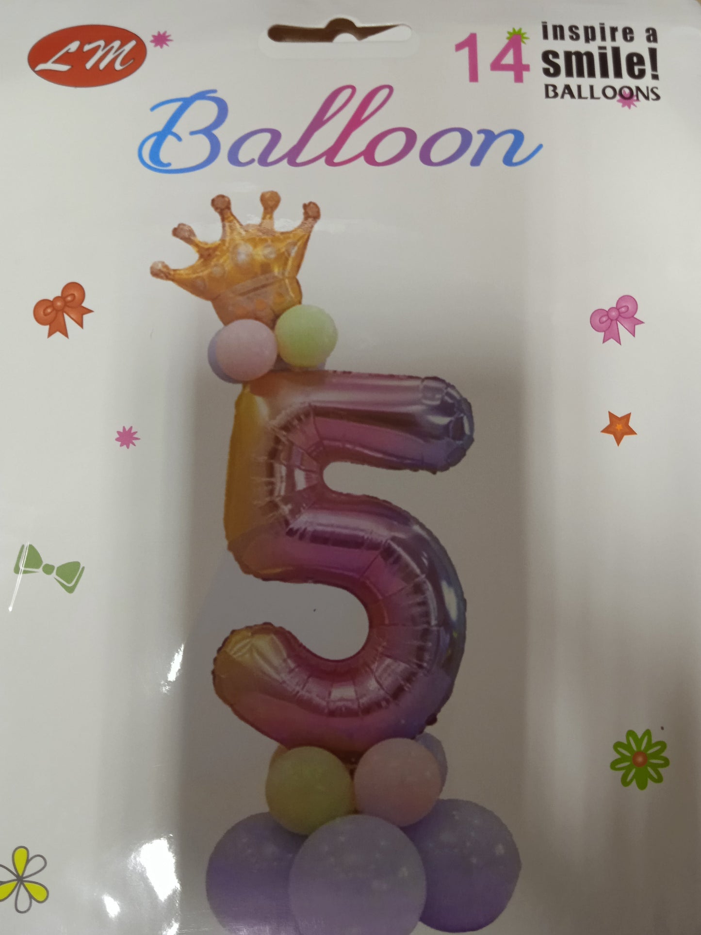 Balloon Foil Number