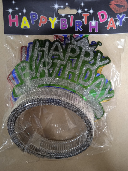 Headband Happy Birthday Crown