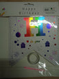 Banner Happy Birthday Full Glitter