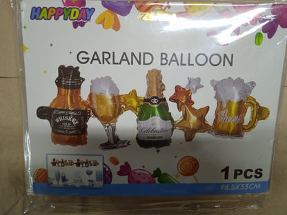 Garland Character Balloons Connected