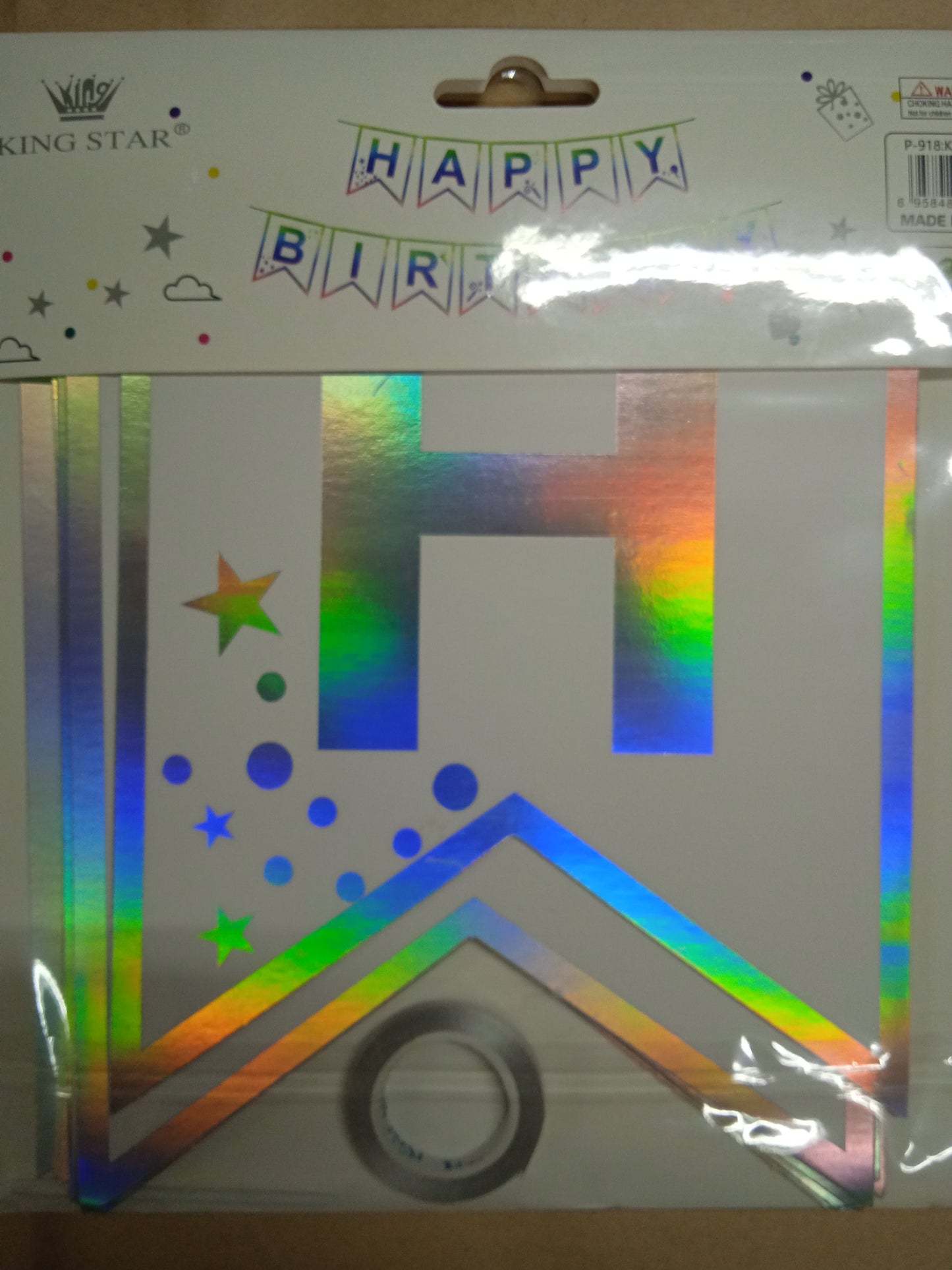 Banner Happy Birthday with Lining