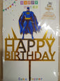 Cake Topper Acrylic Happy Birthday Character