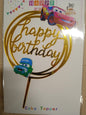 Cake Topper Acrylic Happy Birthday Character