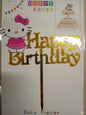 Cake Topper Acrylic Happy Birthday Character