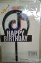 Cake Topper Acrylic Happy Birthday Character